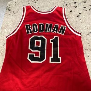 Old school Dennis Rodman Jersey